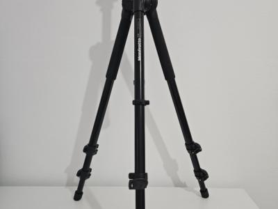 MANFROTTO 290 trípode de aluminio, de tres patas con funda para trípode