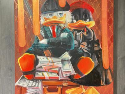 Margo Murashkos Bilder in Öl auf Leinwand