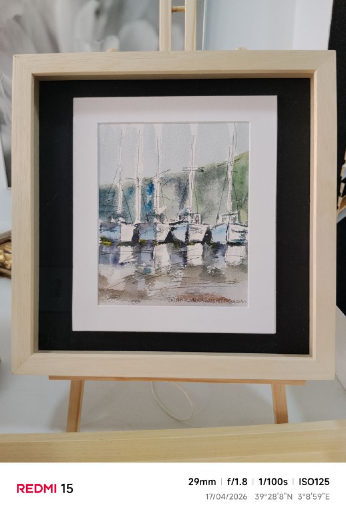 Marina mit Segelbooten