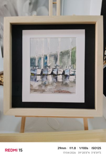 Marina mit Segelbooten