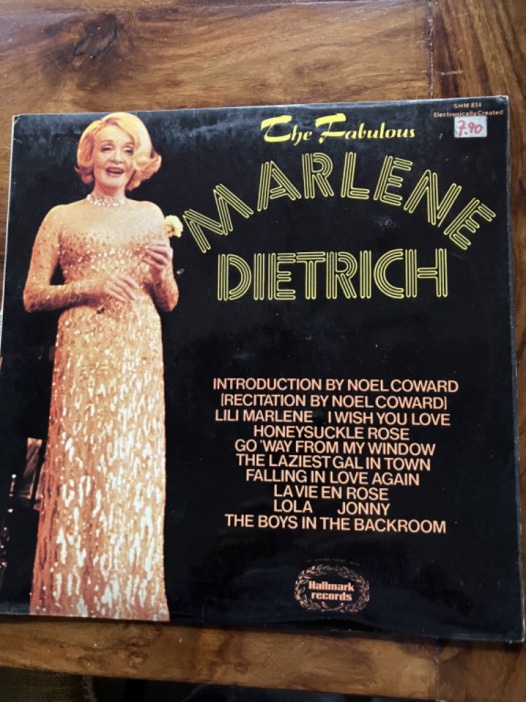 Marlene Dietrich Schallplatte