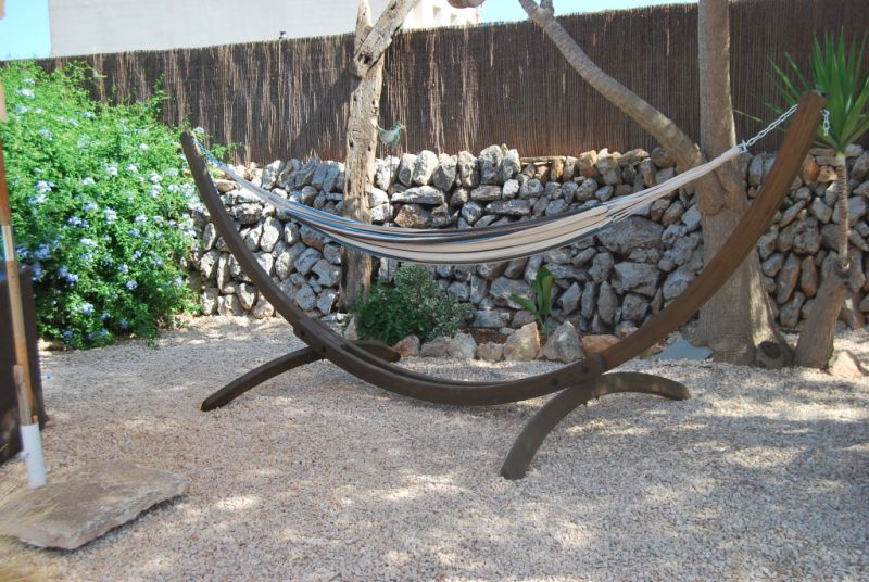 Estructura de hamaca sólida para jardín