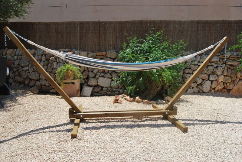 Estructura de hamaca sólida para jardín