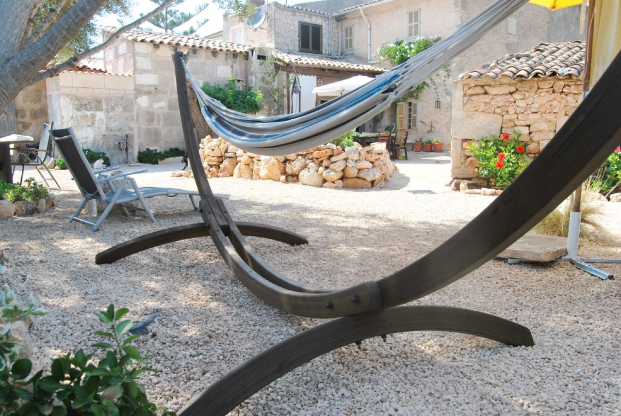 Estructura de hamaca sólida para jardín