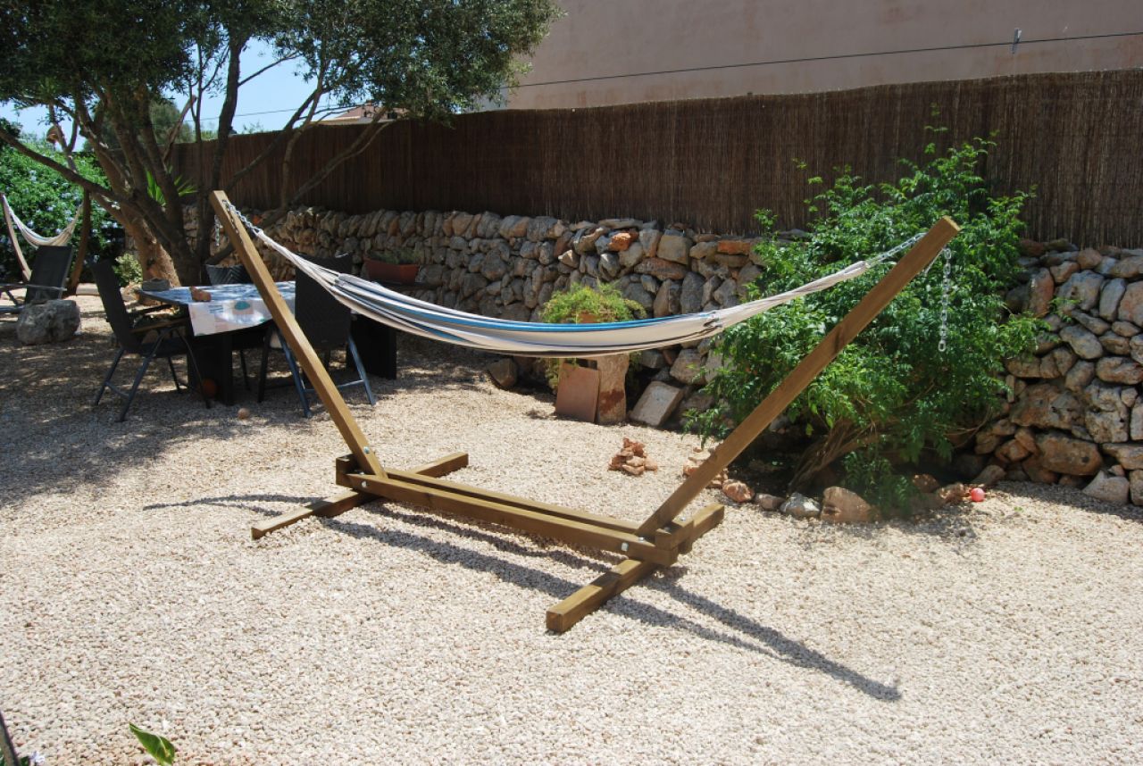 Estructura de hamaca sólida para jardín