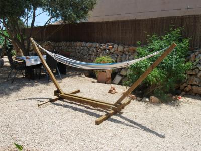 Estructura de hamaca sólida para jardín