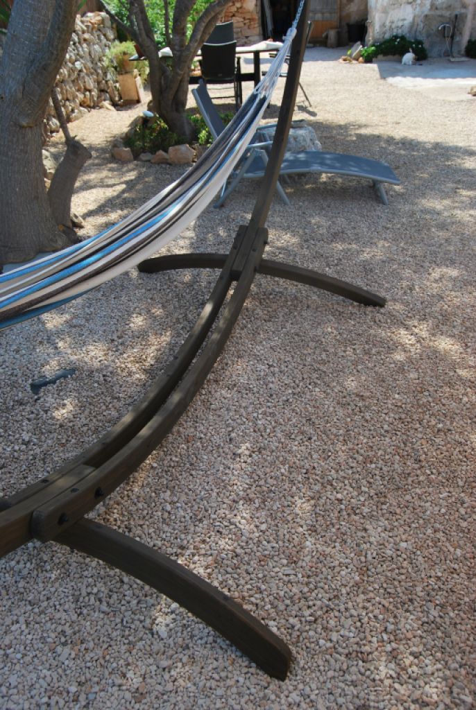 Estructura de hamaca sólida para jardín