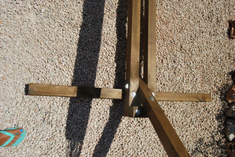 Estructura de hamaca sólida para jardín