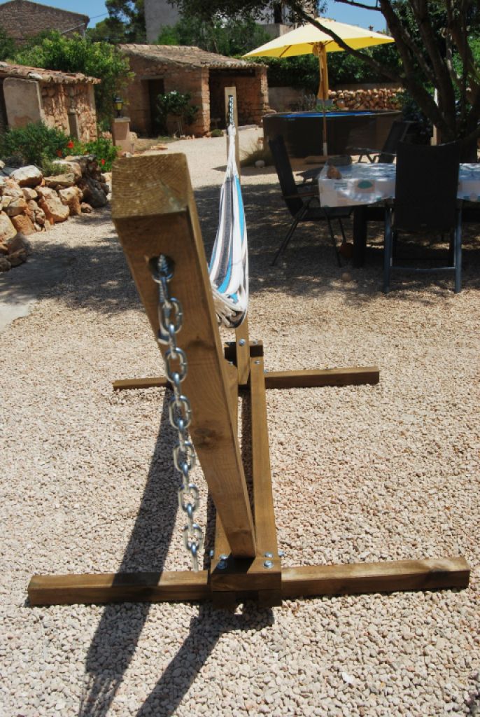 Estructura de hamaca sólida para jardín