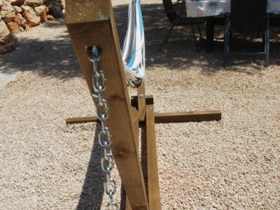 Estructura de hamaca sólida para jardín