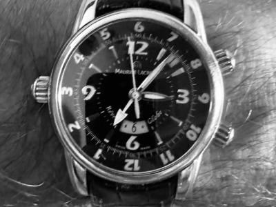 Maurice Lacroix Reveil Globe Masterpiece Automatik Uhr 1.550 €  + Versand ab 35,00 €