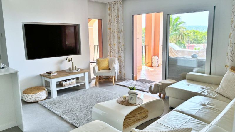 Meerblick, Santa Ponsa, 3-SZ Wohnung, Garage & Pool - Top Saniert, Gated Community