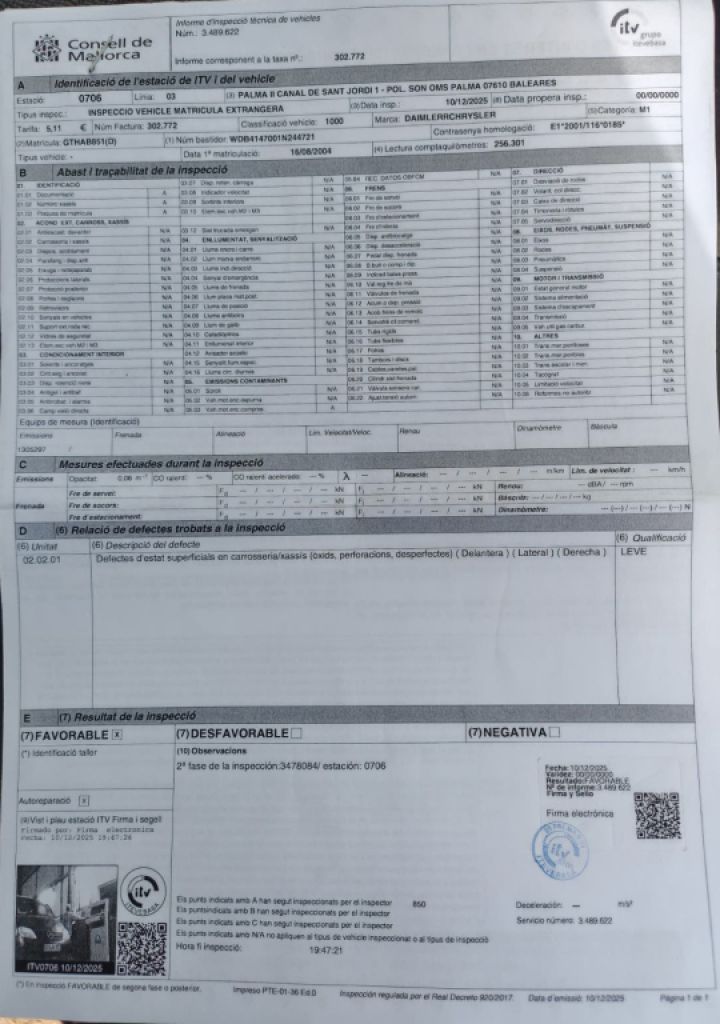 Mercedes Benz Vaneo Diesel, 08/2004, 91 PS, TÜV bis 09.12.26, blau, Anhängerkupplung & PKW-Anhänger