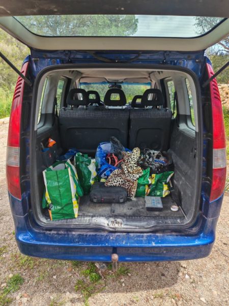 Mercedes Benz Vaneo Diesel, 08/2004, 91 PS, TÜV bis 09.12.26, blau, Anhängerkupplung & PKW-Anhänger