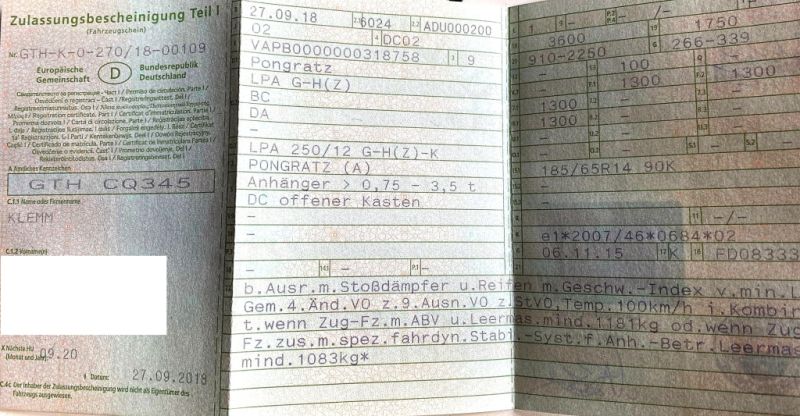 Mercedes Benz Vaneo Diesel, 08/2004, 91 PS, TÜV bis 09.12.26, blau, Anhängerkupplung & PKW-Anhänger