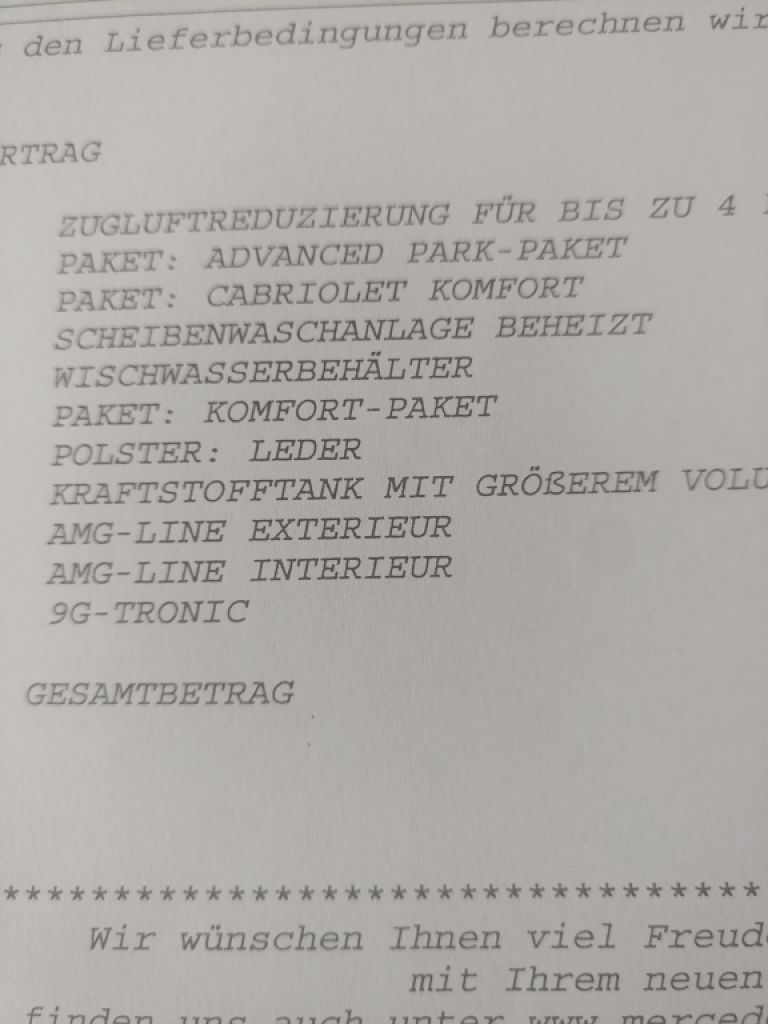 Mercedes C180 Cabrio AMG