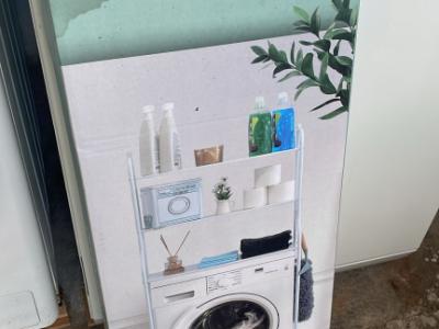 Estantería metálica para lavadora