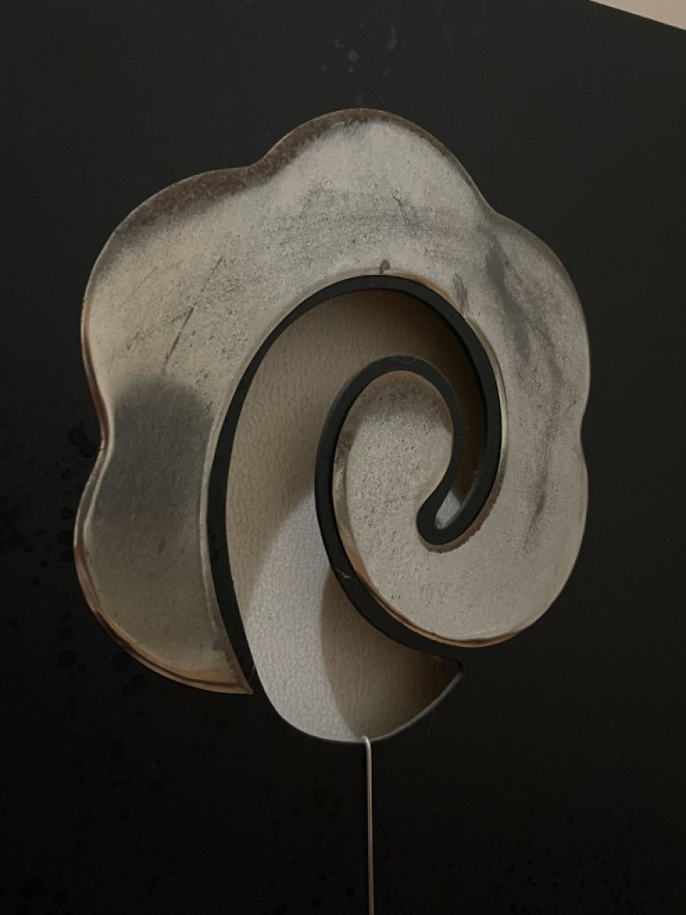 Cuadros de pared modernos 2 unidades negro-plata