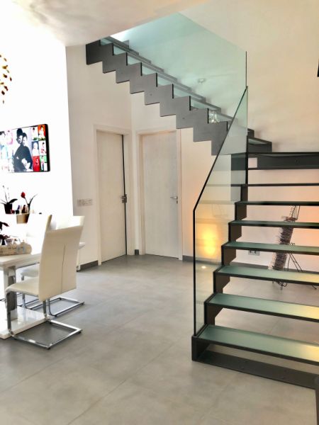 Modern 3-storey house with swimming pool, in the town of Cas Concos, Mallorca, June and July 2025