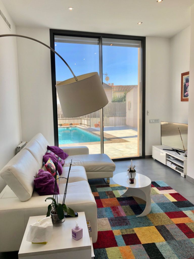 Modern 3-storey house with swimming pool, in the town of Cas Concos, Mallorca, June and July 2025