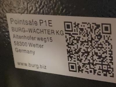 Cofre para muebles / Safe de Burg Wächter