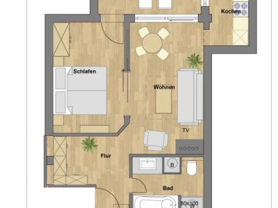 Piso amueblado con vistas al mar disponible de inmediato.