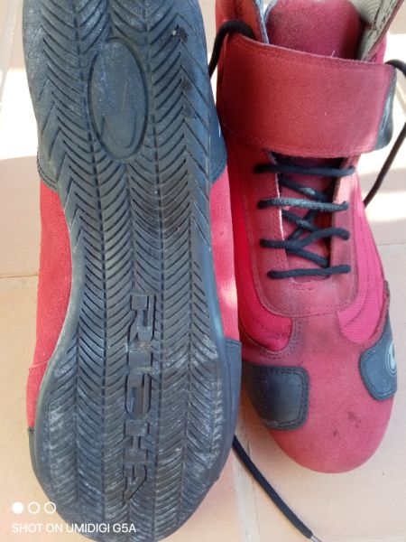Motorradschuhe MARKE RICHA rot Gr.45 sehr gepflegt