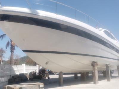 Motoryacht Motorboot Powerboot Pershing 54 Tausch mit Immobilie Boot Yacht  Auto möglich