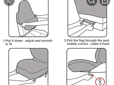 Nuevo juego de 6 fundas de asiento para coche cojines de asiento nuevo