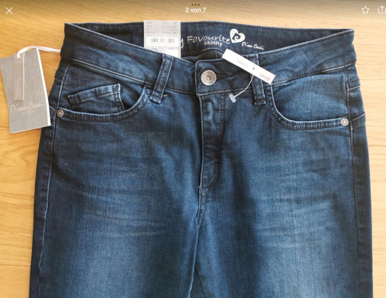 NEU! Edle Jeans von PIERRE CARDIN, Gr. 27/32, Blau NEU!