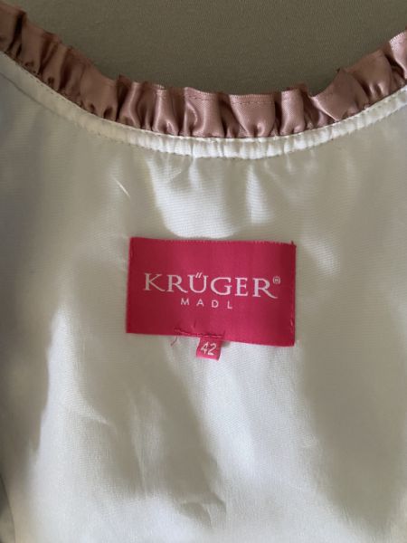 Neu KRÜGER Dirndl Größe 42 Tracht Stickerei