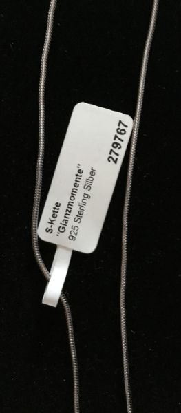 ¡NUEVO! Cadena de plata 925 sterling, colgante con strass