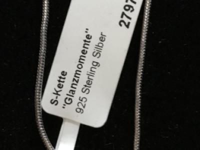 ¡NUEVO! Cadena de plata 925 sterling, colgante con strass