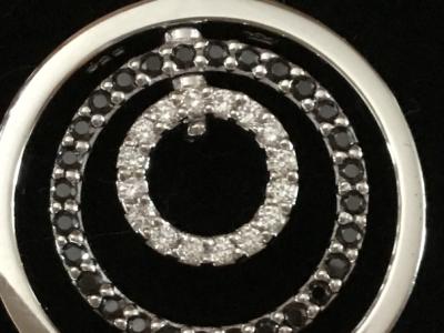 ¡NUEVO! Cadena de plata 925 sterling, colgante con strass