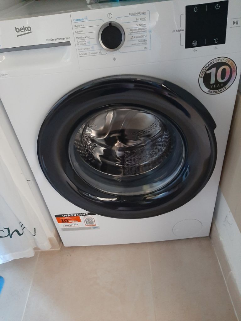 Neue Beko Waschmaschine 9 kg 1400 rpm Front DSP A blanc gekauft am 27.03.2026