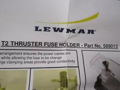 neue Lewmar T2 ANL Sicherungshalter mit Abdeckung - 589013