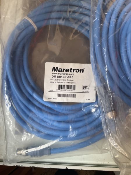 neue Maretron DM-DB1-DF-06.0 – Doppelkabel-Extremkabel, 6 m, Farbe Blau