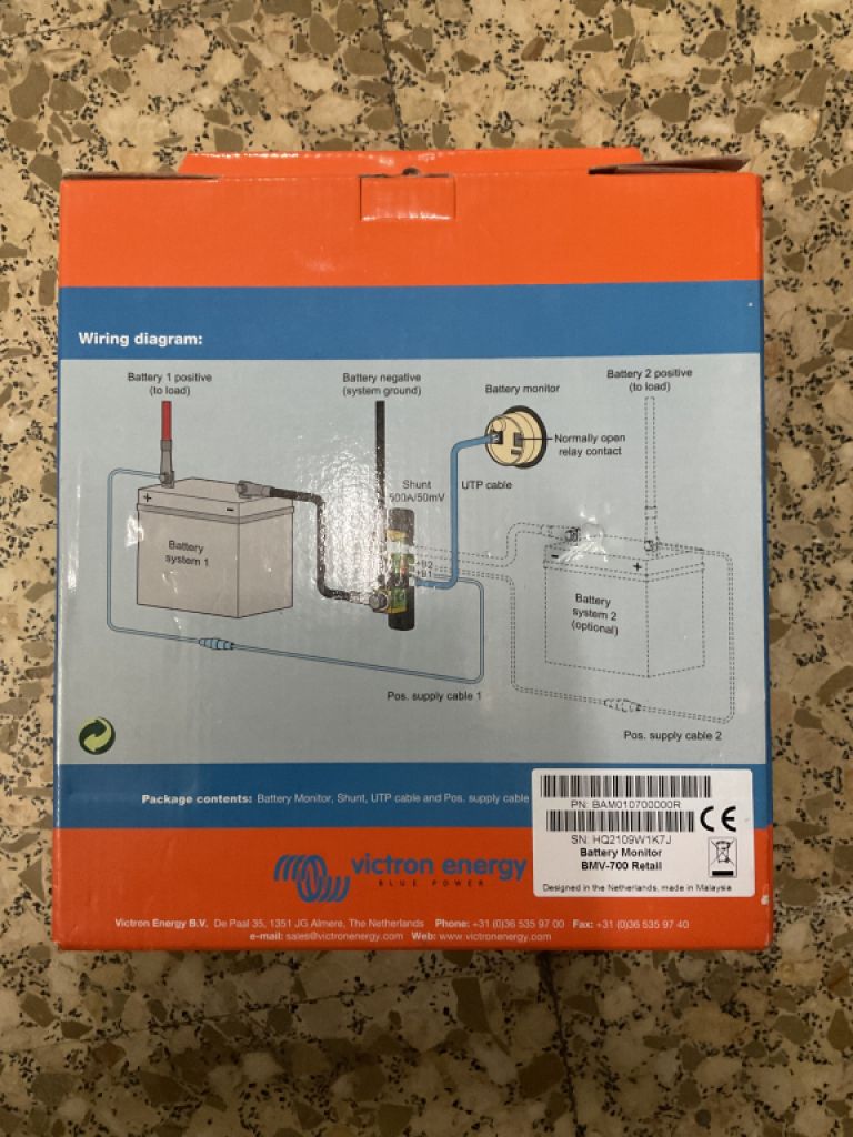 nuevo monitor de batería victron energy BMV 700 Retail