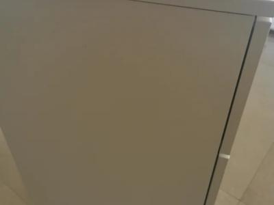 Cómoda NORDLI vertical, 3 cajones, blanca