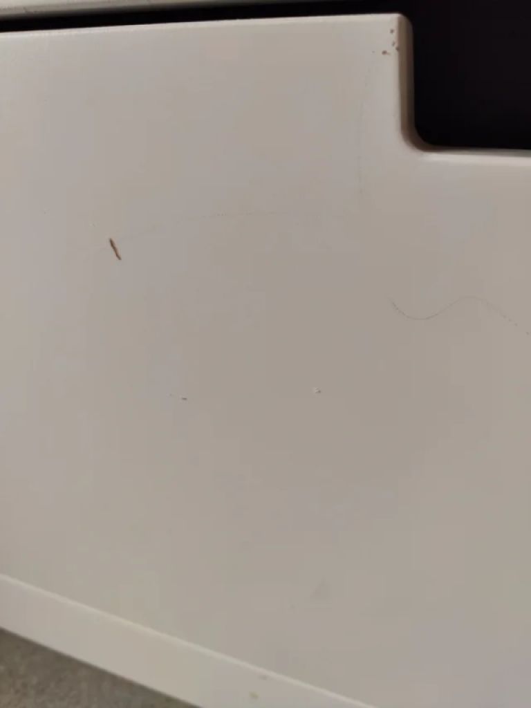 Cómoda NORDLI vertical, 3 cajones, blanca