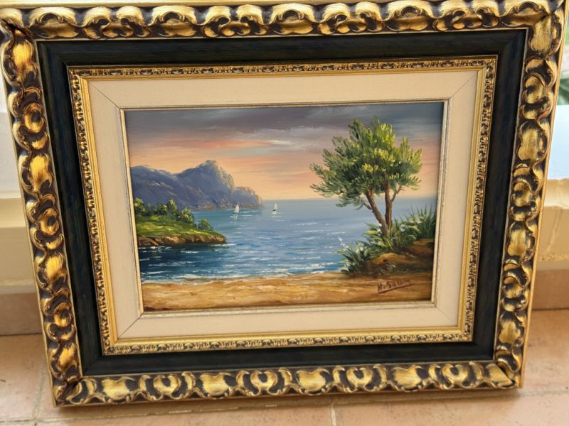 Oil painting, picture approx. 45 x 53 cm