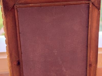 Óleo "Virgen María" aprox. 53 x 44 cm