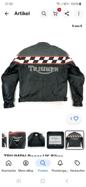 Chaqueta Triumph original