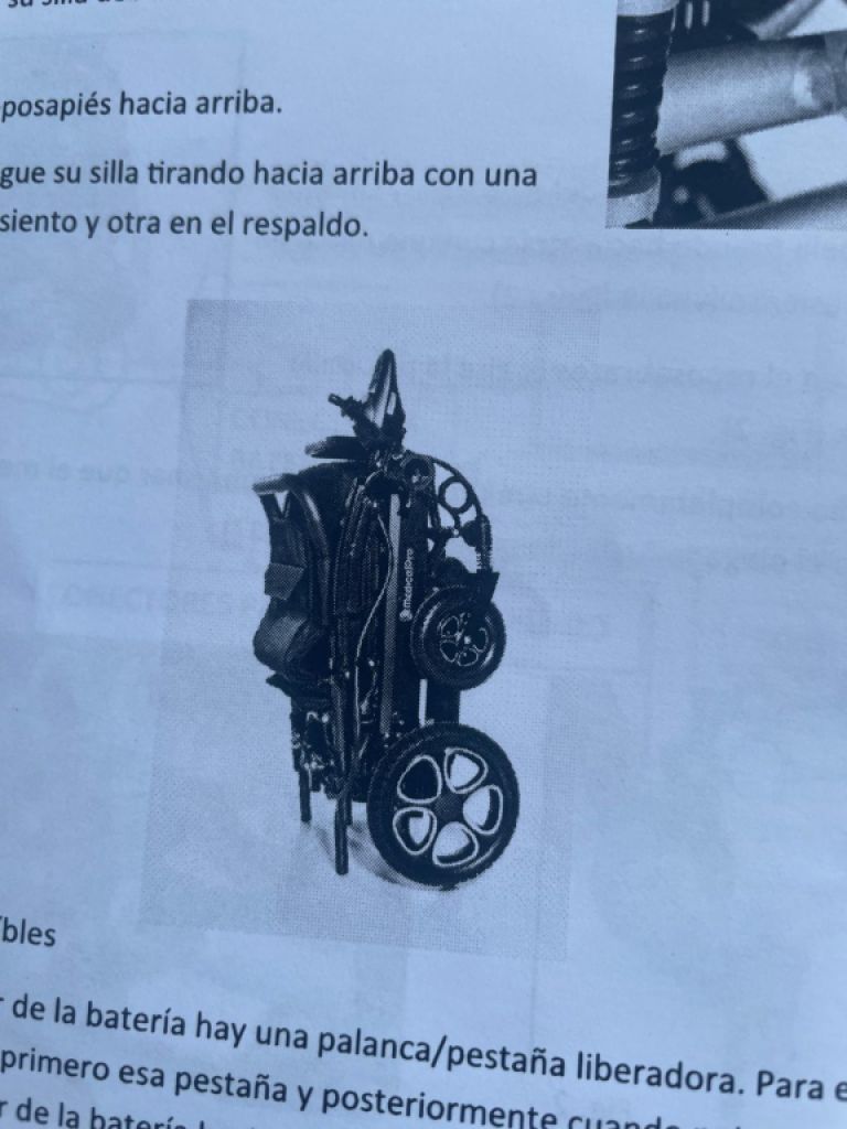 Silla de ruedas eléctrica ortopédica