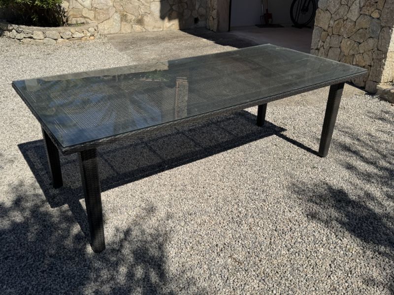 Mesa de exterior 220x120x72