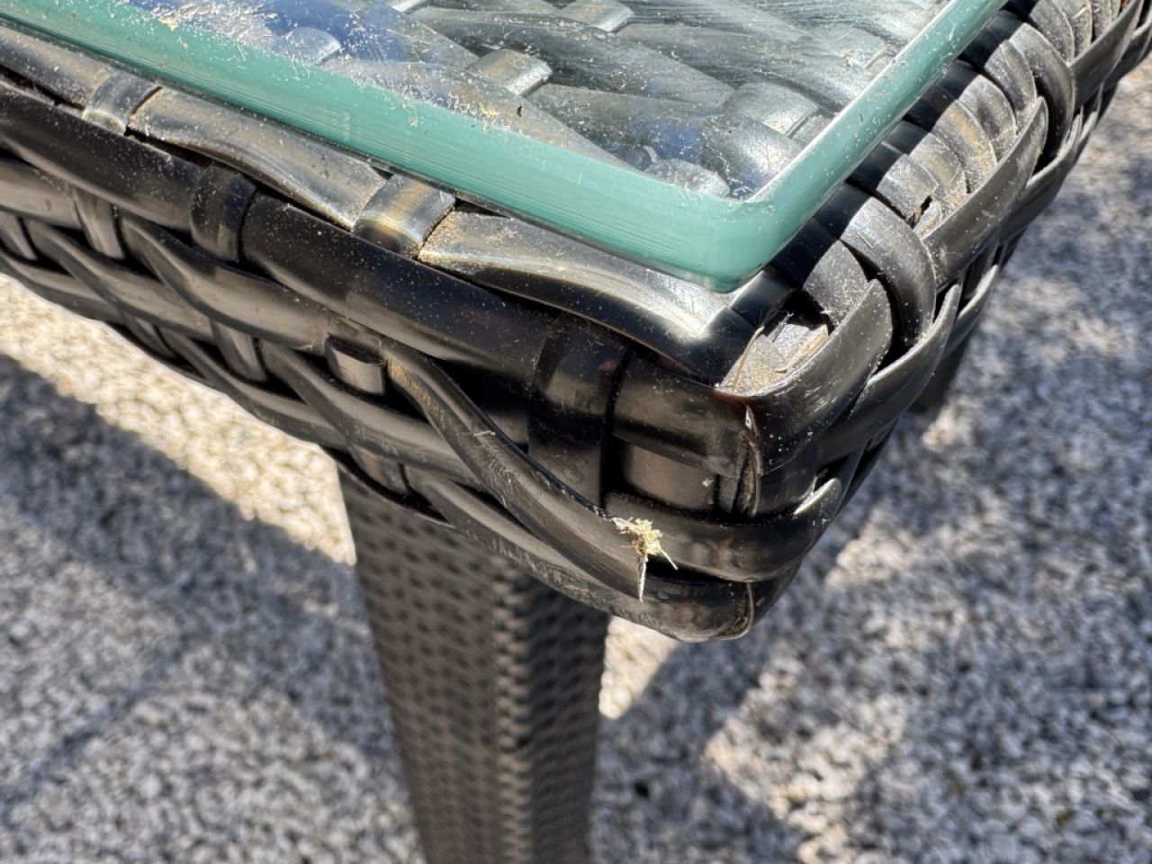 Mesa de exterior 220x120x72