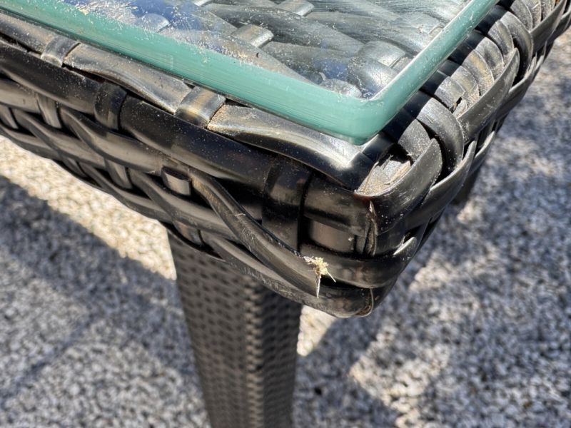 Mesa de exterior 220x120x72