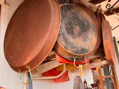 Paella Pfannen/Brennring