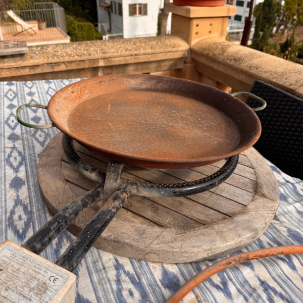 Paella Pfannen/Brennring