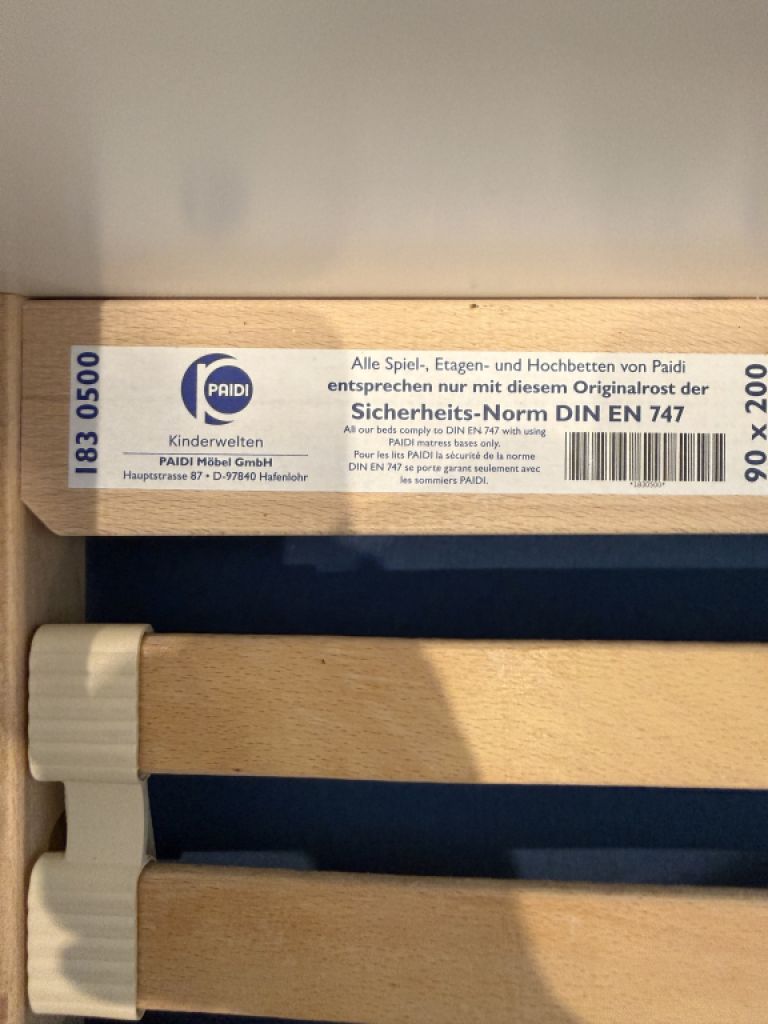 PAIDI Jugendbett Ausziehbett Kojenbett 2in1 Neupreis 1450 € Kinderbett Fiona weiß